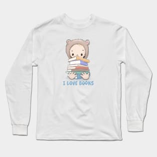 I Love Books Long Sleeve T-Shirt